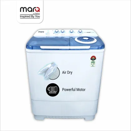 MarQ By Flipkart MQVSA1205NNNHW 12 kg Semi Automatic Washing Machine