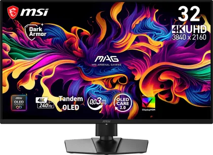 MSI MAG 321UP QD-OLED X24 32 inch Ultra HD 4K Gaming Monitor