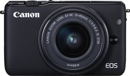 Canon EOS M10 Mirrorless Camera (EF-M15-45mm Lens)