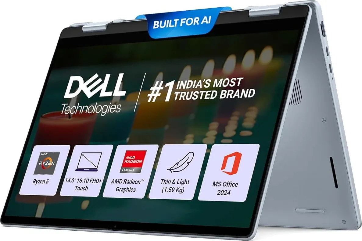 Dell 14 Plus DB04255 2in1 Laptop (AMD Ryzen R5 340/ 16 GB/ 512GB