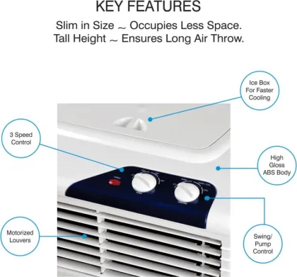 Mccoy Windy 34 L Personal Air Cooler
