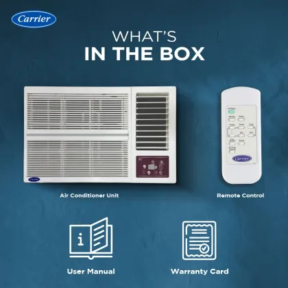 Carrier CIW19SC3R36F1 1.5 Ton 3 Star 2026 Inverter Window AC (ESTRA Gxi)
