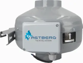 Astberg AEE100 100 mm Inline Duct Fan