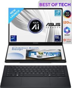 Asus Zenbook Duo OLED 2025 UX8406CA-PZ106WS Laptop vs HP OmniBook Ultra Flip Next Gen AI 14-fh0029TU Laptop