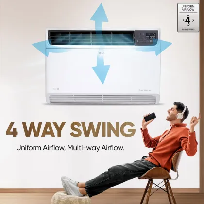 LG UW-Q18WUXA 1.5 Ton 3 Star 2025 Dual Inverter Window AC