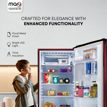MarQ By Flipkart 180BD3MQ24-NR 183 L 2 Star Single Door Refrigerator