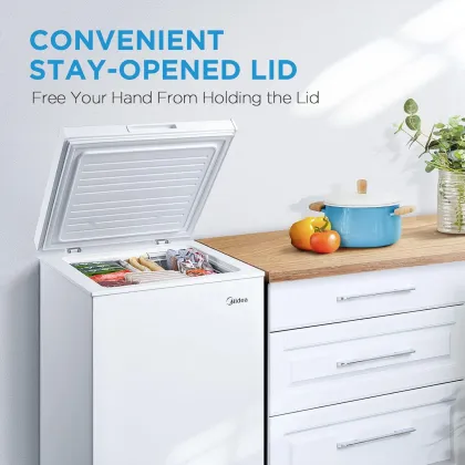 Midea MRC050S0AWW 5 Cu Ft Single Door Chest Freezer