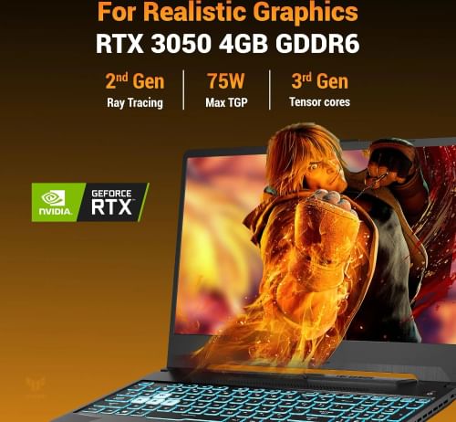 Asus TUF Gaming A15 2026 FA506NCG-HN443WS Gaming Laptop (AMD Ryzen 7 155/ 16GB /512GB SSD/ Win11 Home / 4GB Graph)