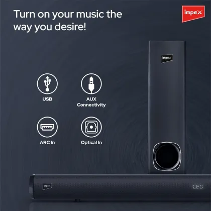 Impex Beatbeam SB4000 80W Bluetooth Soundbar