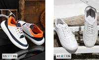 Casual Men's White Fashion Sneakers: Upto 80% OFF