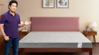 Livpure Smart Ortho CURVX Memory and Curved Orthopaedic Foam | 5D SleepTech Crafted Zones  | King Bed (72x72x6) inch, 10 Year Warranty
