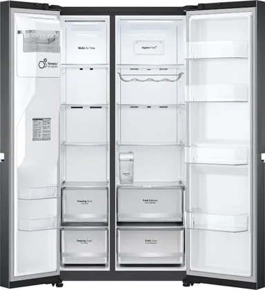 LG GL-L257CPZX 635 L 3 Star Side By Side Refrigerator