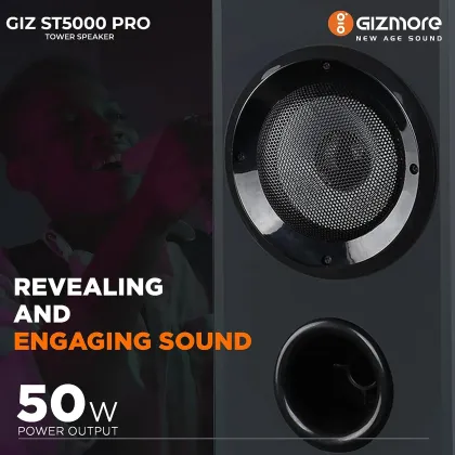 Gizmore Giz Tallboy ST5000 Pro 50W Bluetooth Speaker