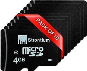 Strontium 4GB MicroSD Class 6 (Pack of 10)
