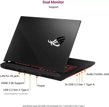 Asus ROG Strix G15 G512LI-HN059T Gaming Laptop (10th Gen Core i5/ 8GB/ 1TB SSD/ Win10 Home/ 4GB Graph)