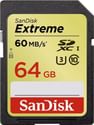 SanDisk Extreme 64GB microSDXC UHS-I Memory Card Class 10