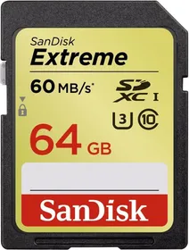 SanDisk Extreme 64GB microSDXC UHS-I Memory Card Class 10