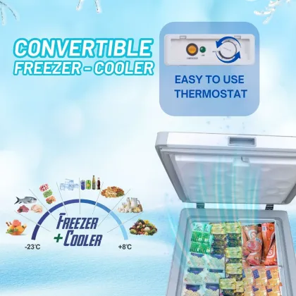 Rockwell SFR110NU 85 L Single Door Deep Freezer