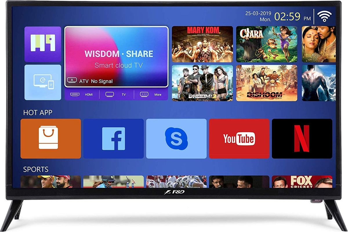 F&D TLT-3217SDT 32-inch HD Ready Smart LED TV Best Price in India 2021 