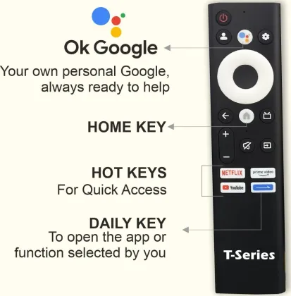 T-Series 32TS81GQT 32 inch HD Ready Smart LED TV