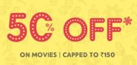 Get Flat 50% OFF Upto Rs. 150 on Movie Tickets