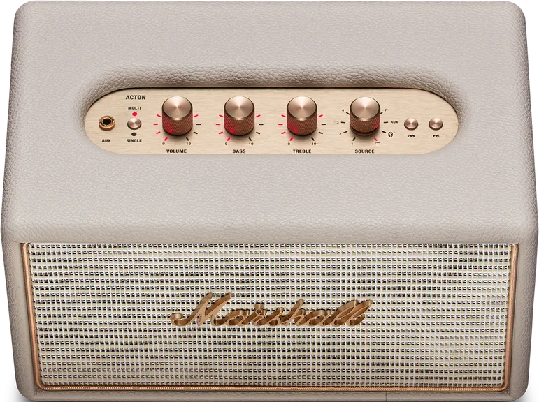Cream Marshall Speaker Multi Room Acton Multi Room Marshall Acton
