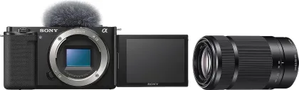 Sony Alpha ZV-E10 24MP Mirrorless Camera with E-Mount 55-210mm F/4.5-6.3 Telephoto Lens