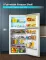 BLACK+DECKER BR1640KW 16.4 Cu Ft Double Door Refrigerator