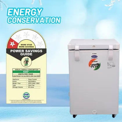 Rockwell SFR110NU 85 L Single Door Deep Freezer
