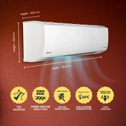 Daikin JTKJ60UV16U 1.8 Ton 5 Star 2025 Inverter Split AC