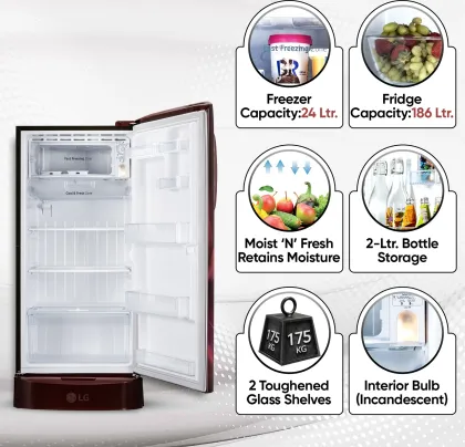 Godrej GL-D231ASAU 210 L 5 Star Single Door Refrigerator
