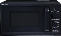 Croma 20 Litres Solo Microwave Oven (Temperature Sensor, CRAM2026, Black)