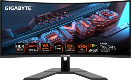 Gigabyte GS34WQC 34 inch WQHD Ultrawide Gaming Monitor