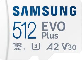 Samsung Evo Plus 512GB Micro SDXC UHS-I Memory Card