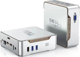 Skullsaints Ruby Mini PC (Intel N100/ 8 GB RAM/ 256 GB SSD/ Win 11)