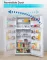 BLACK+DECKER BR1810HIMW 18.1 Cu Ft Double Door Refrigerator