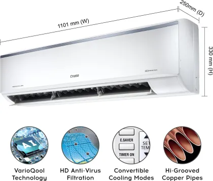 Cruise CWCVBJ-VU5F245 2 Ton 5 Star 2023 Inverter Split AC