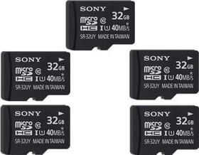 Sony MicroSDHC 32GB Class 10 (Pack of 5)