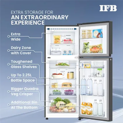 IFB IFBFF-2913DKSET 241 L 3 Star Double Door Refrigerator