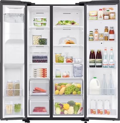 Samsung RS74T5F01B4 657 L Frost Free Side by Side Refrigerator