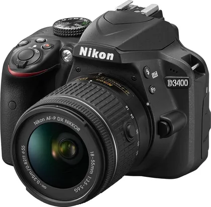 Nikon D3400 DSLR Camera (AF-P 18-55mm Lens)