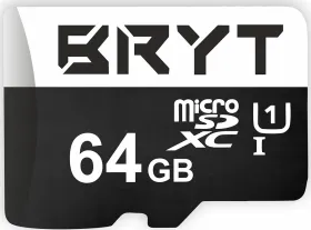 BRYT CL10 64GB Micro SDXC UHS-1 Memory Card