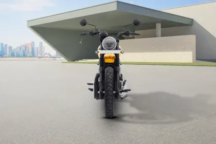 Yezdi Scrambler Fire Orange
