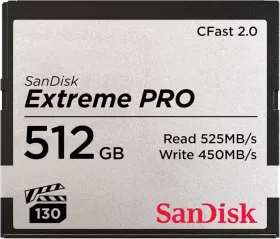 SanDisk Extreme PRO CFast 512 GB Compact Flash Memory Card