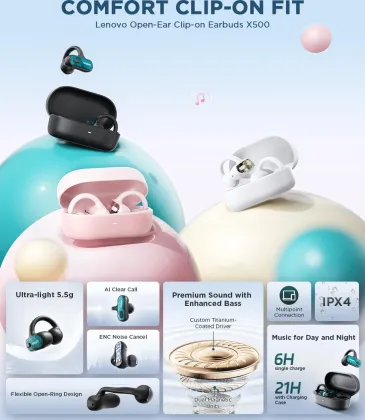 Lenovo X500 True Wireless Earbuds
