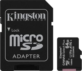 Kingston Canvas Select Plus 64GB UHS-I Class 10 Memory Card