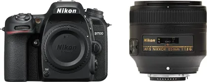 Nikon D7500 20.9MP Digital SLR Camera with Nikon AF-S 85mm F/1.8G Prime Lens