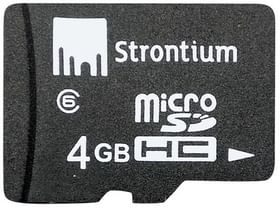 Strontium Memory Card 4GB MicroSD Card (Class 6)