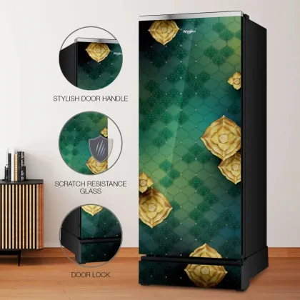 Whirlpool 215 IMPRO GD ROY 5S INV Emerald Swarna 192 L 5 Star Single Door Refrigerator