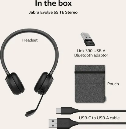 Jabra Evolve 65 TE Wireless Headphones